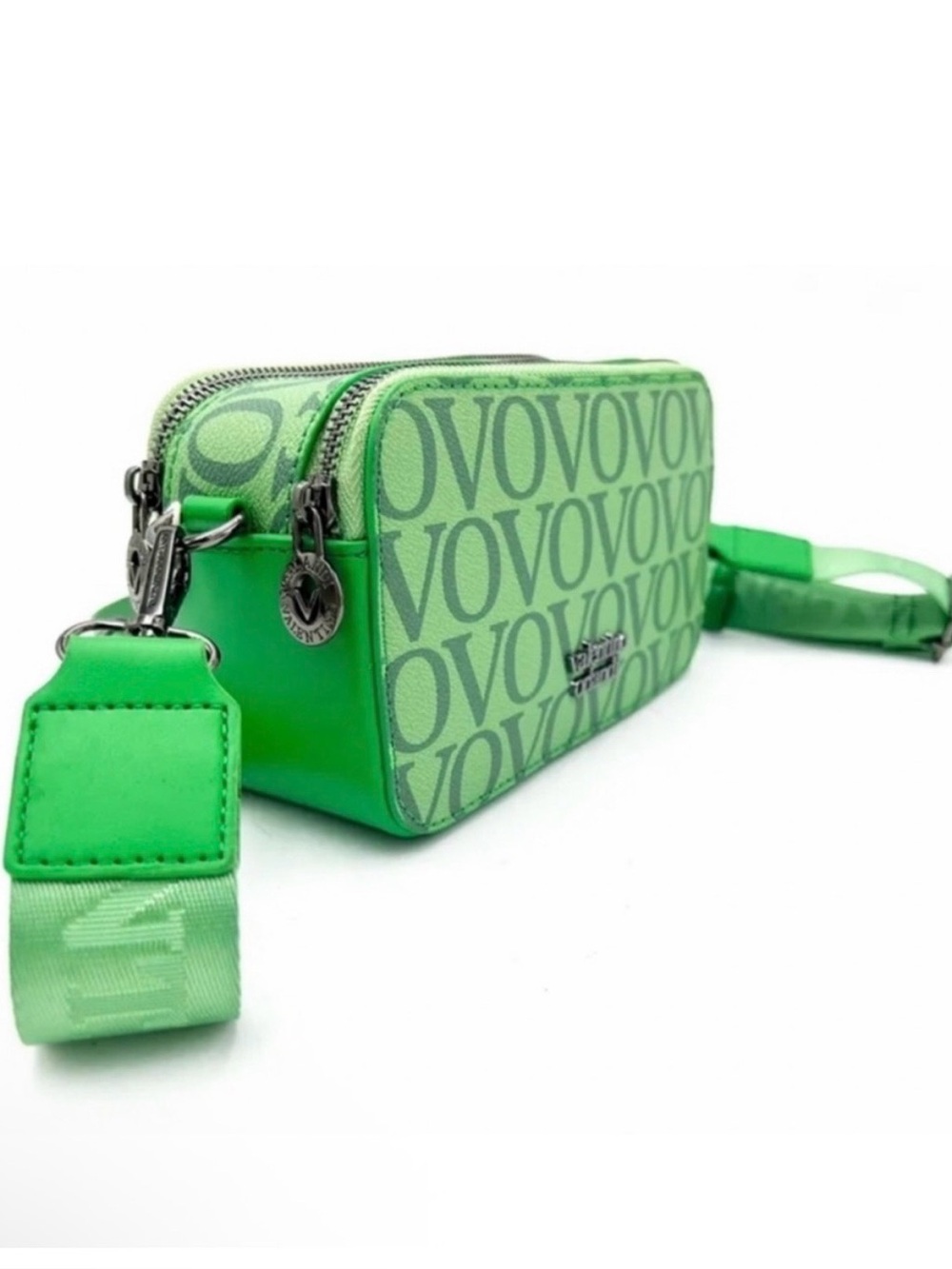 Valentino Orlandi Vovo Green Wide Strap Camera Bag